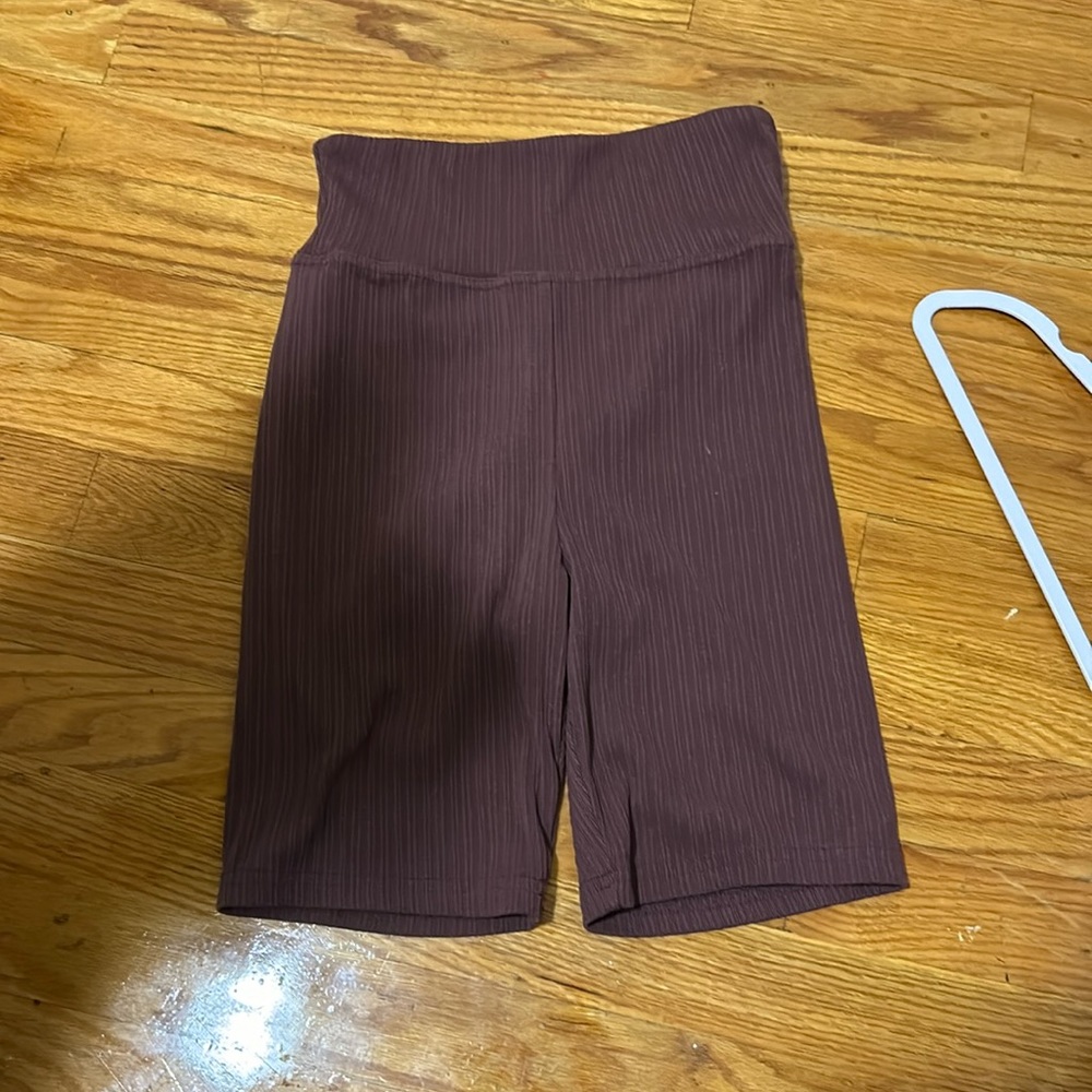 High waist biker shorts